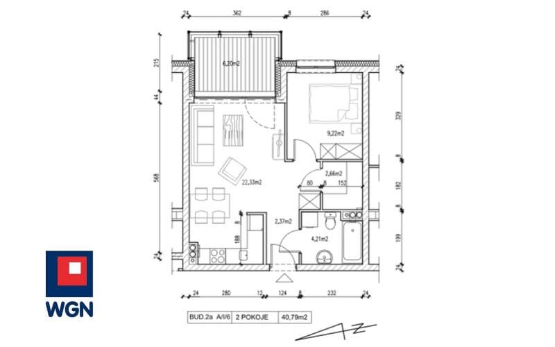 Przestronne mieszkanie z tarasem na Osiedlu Sady w Słubicach — zdjęcie 13