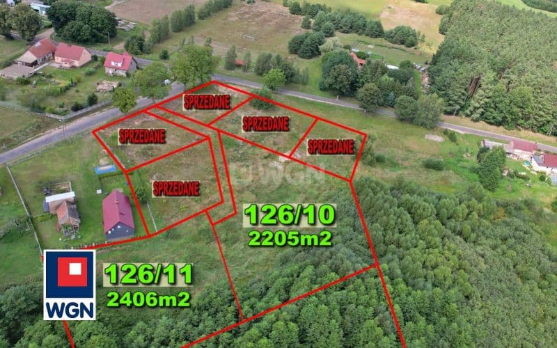 Działka pod budowę 2205m2 (warunki zabudowy) — zdjęcie 4