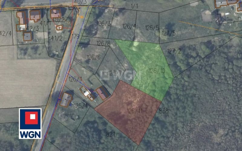 Działka pod budowę 2205m2 (warunki zabudowy) — zdjęcie 9