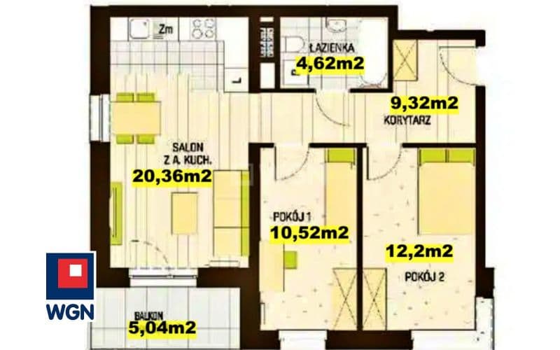 Nowe  3 pokojowe mieszkanie dostępne do wprowadzenia się — zdjęcie 4